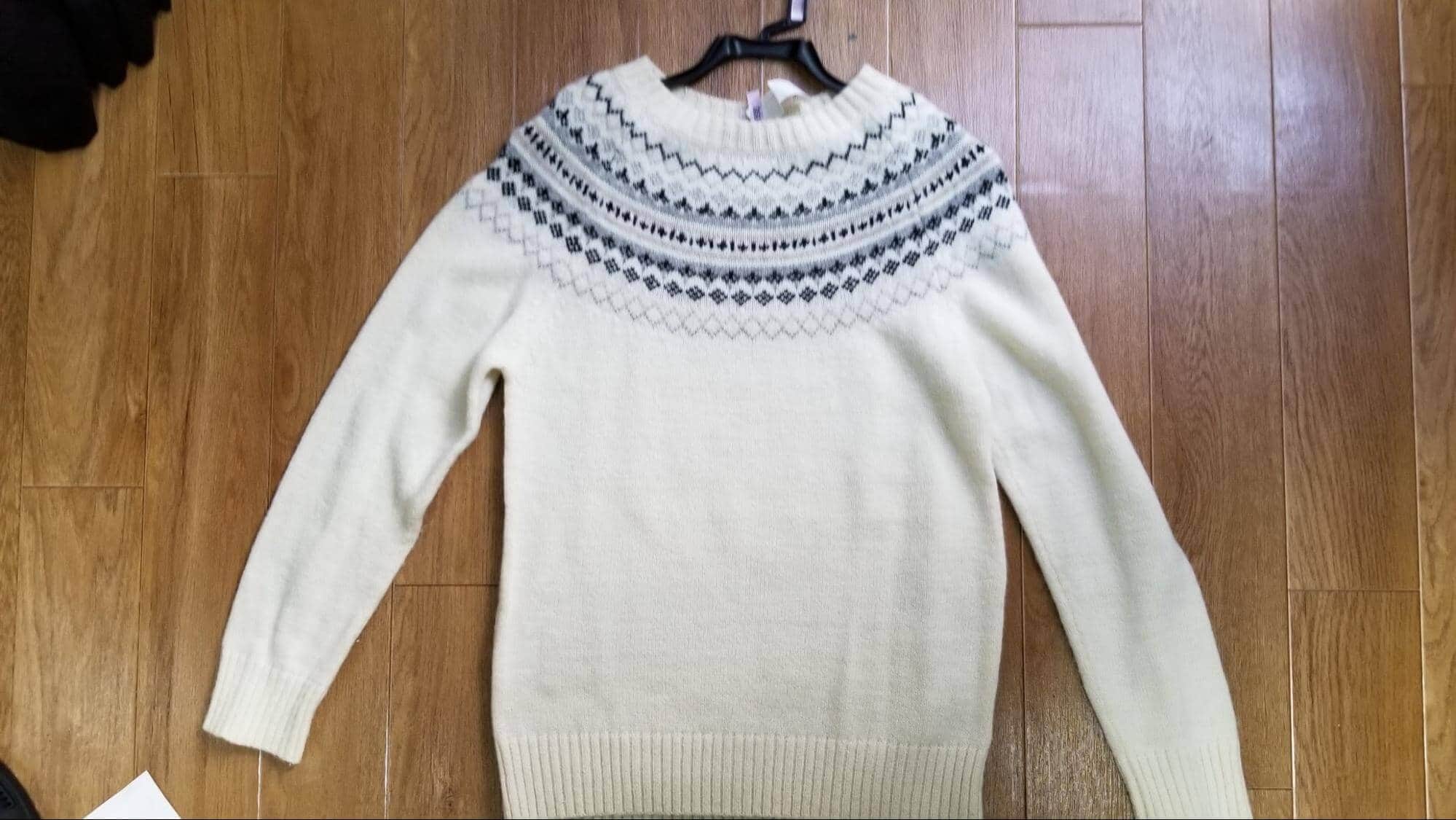 セーター シワのばし