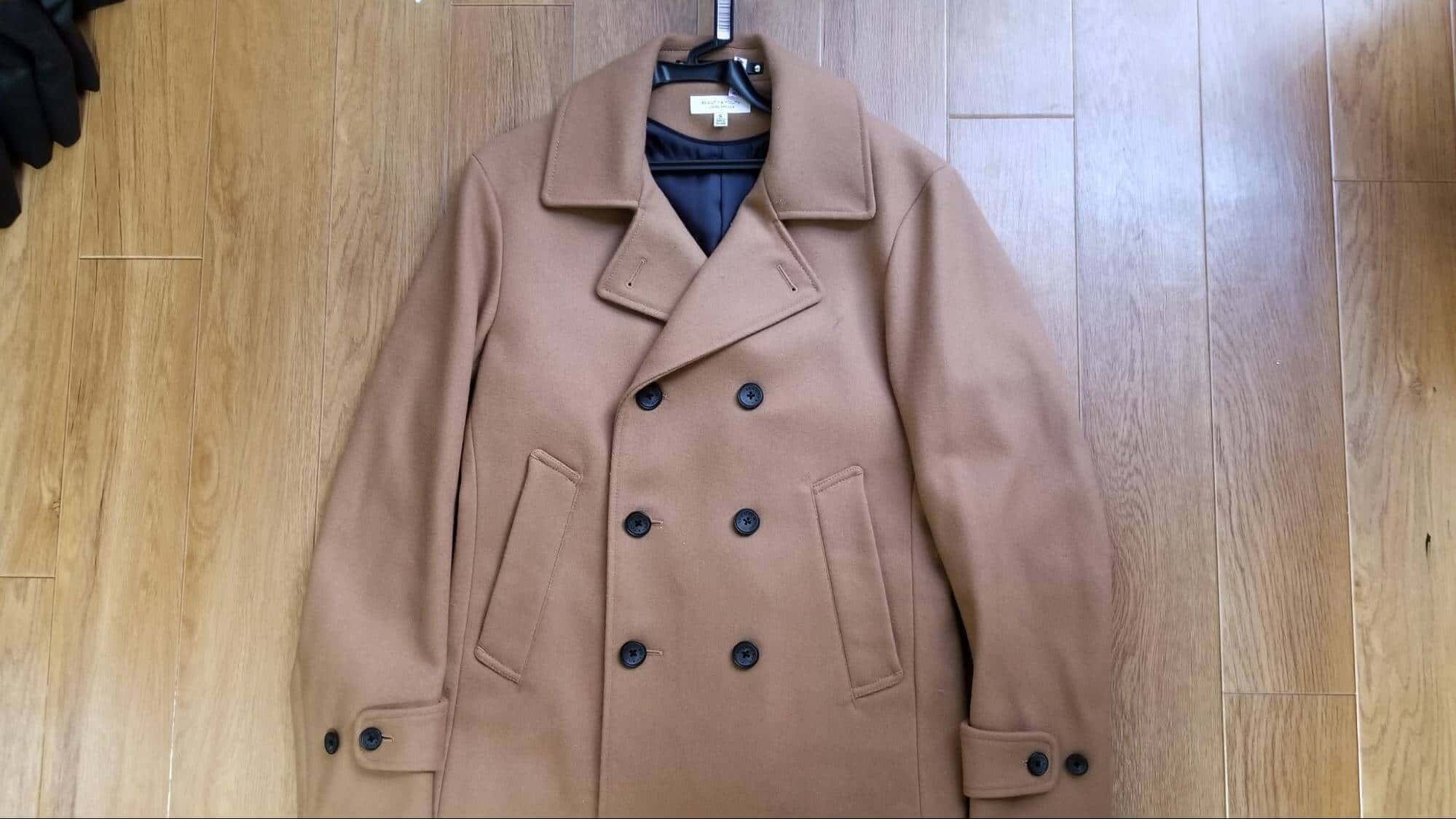 コートシワのばし