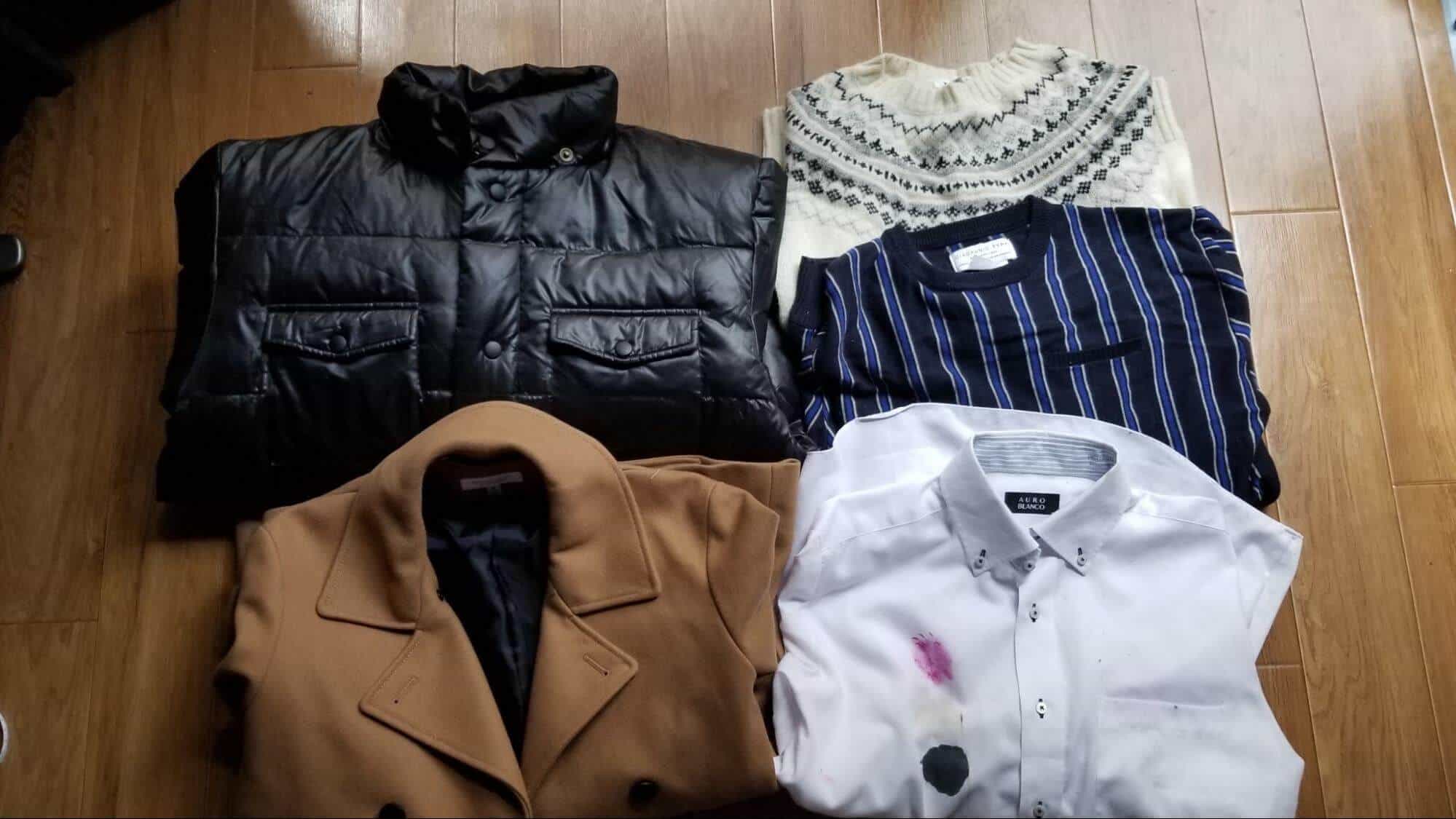 せんたく便 口コミ評判 検証用衣類5点