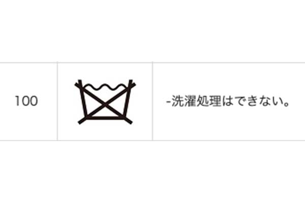 新洗濯表示