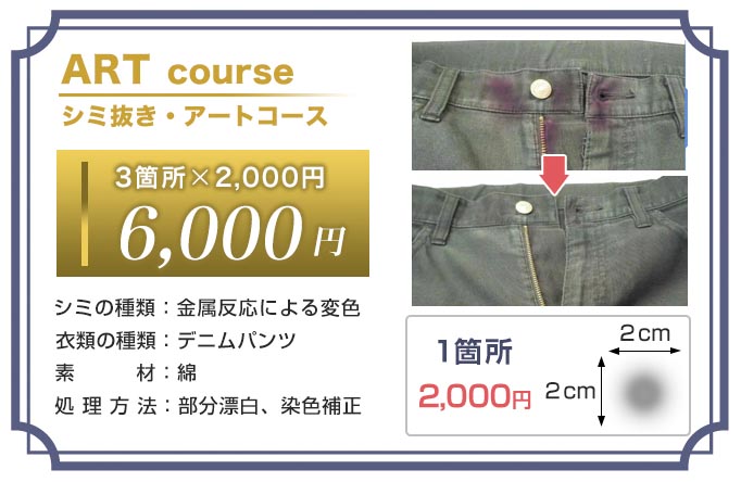 特殊染み抜き アートコース